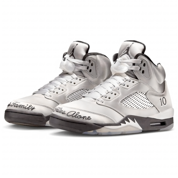 Air Jordan 5 Wings Medium Grey Black