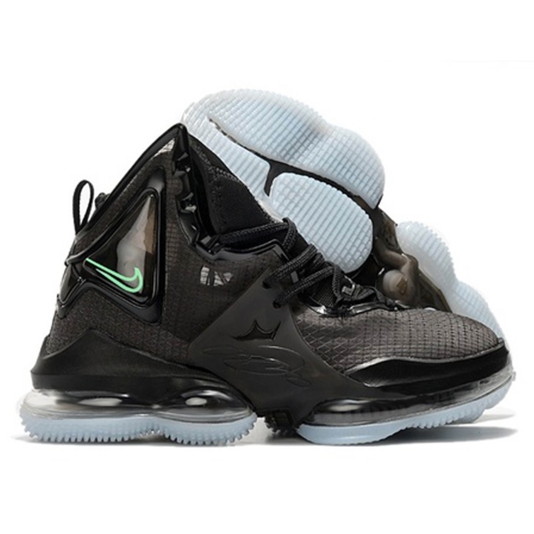 Nike LeBron 19 Black Green Glow